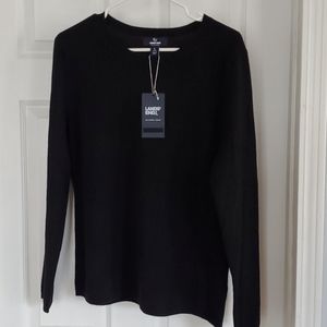 Black cashmere womens sweater